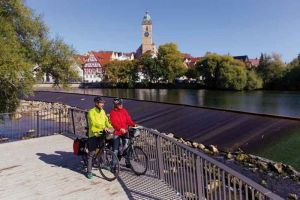 Stuttgart auf dem Neckartal-Radweg