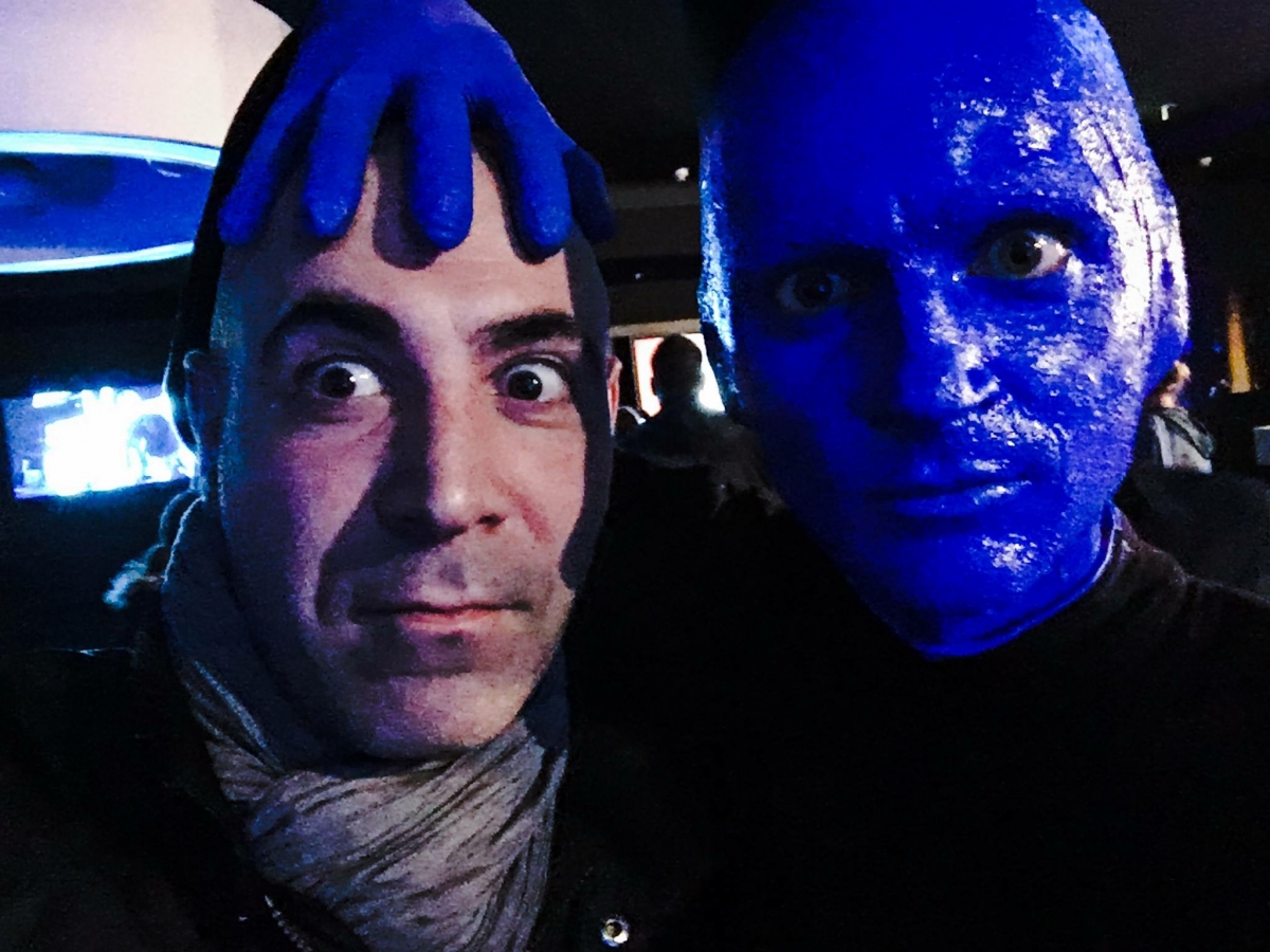 Blue Stage Box - Blue Man Group
