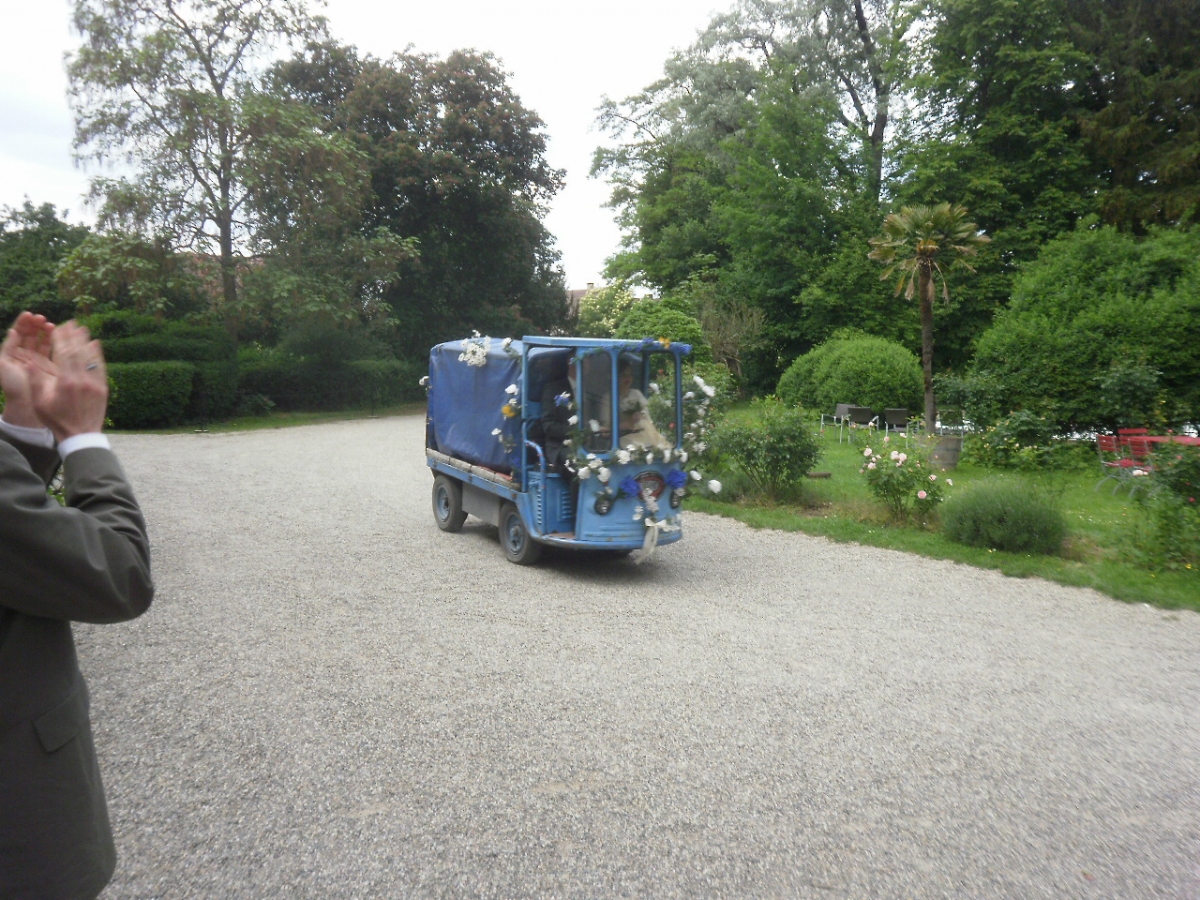 Hochzeitskutsche auf Schloss Heinsheim 